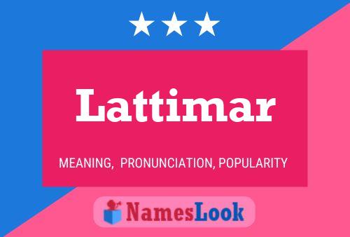 ملصق اسم Lattimar