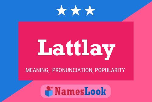 ملصق اسم Lattlay