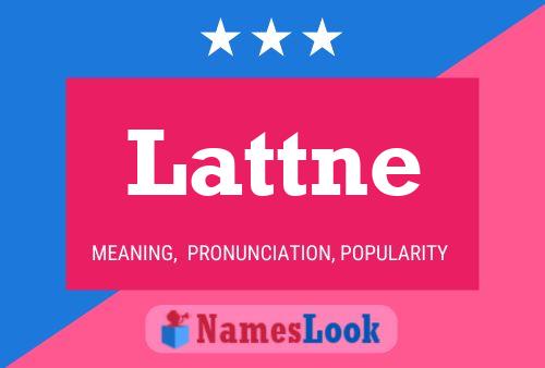 ملصق اسم Lattne