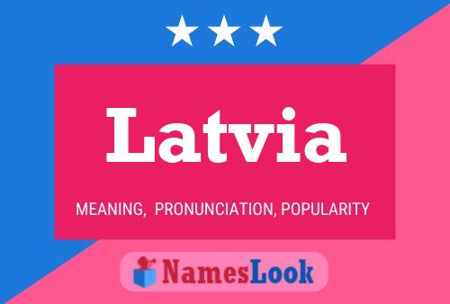 ملصق اسم Latvia