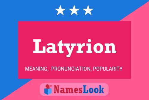 ملصق اسم Latyrion