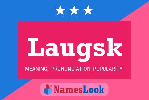 ملصق اسم Laugsk