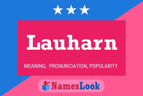 ملصق اسم Lauharn