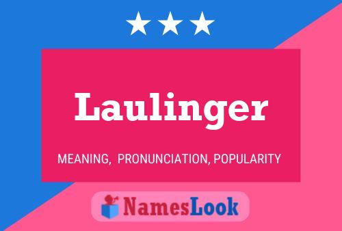 ملصق اسم Laulinger