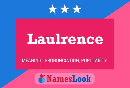 ملصق اسم Laulrence