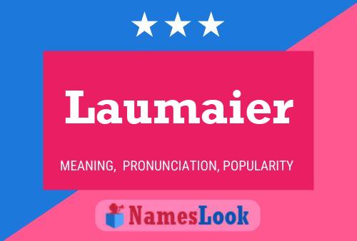 ملصق اسم Laumaier