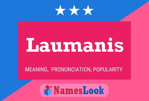 ملصق اسم Laumanis