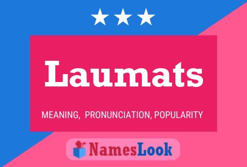 ملصق اسم Laumats