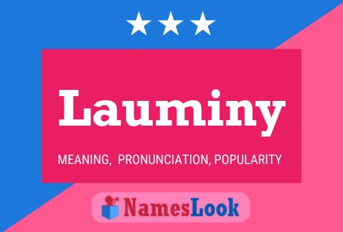 ملصق اسم Lauminy