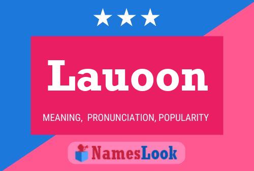 ملصق اسم Lauoon