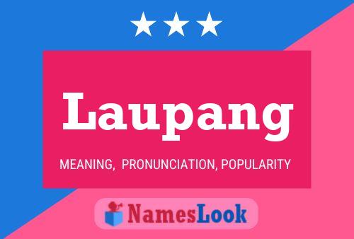 ملصق اسم Laupang