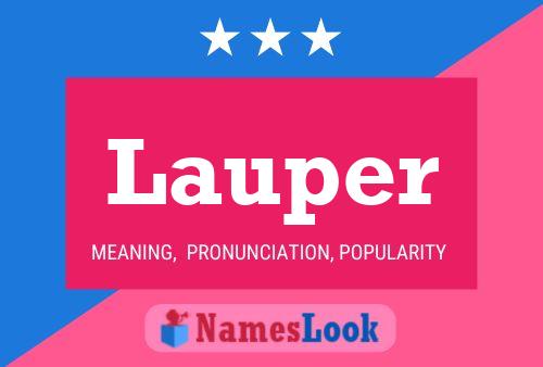 ملصق اسم Lauper