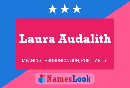 ملصق اسم Laura Audalith