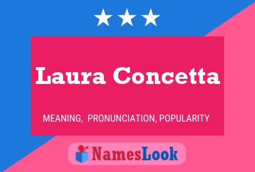 ملصق اسم Laura Concetta