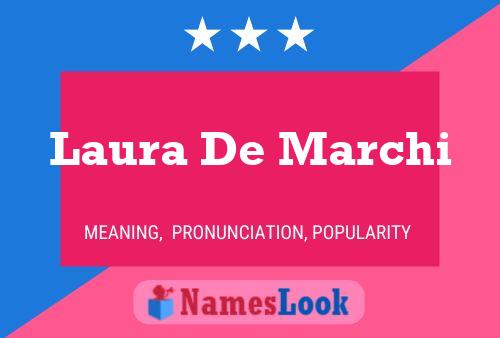 ملصق اسم Laura De Marchi