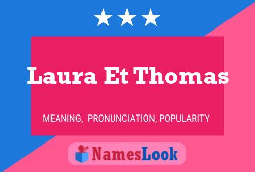 ملصق اسم Laura Et Thomas