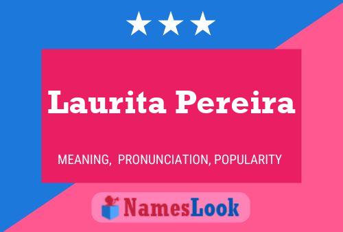 ملصق اسم Laurita Pereira