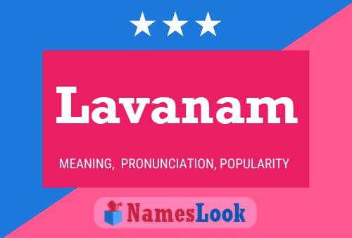 ملصق اسم Lavanam