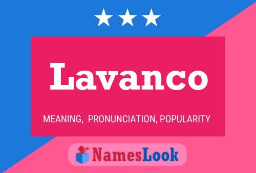 ملصق اسم Lavanco