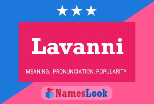 ملصق اسم Lavanni