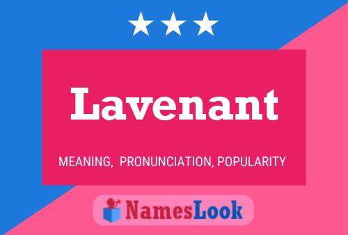 ملصق اسم Lavenant