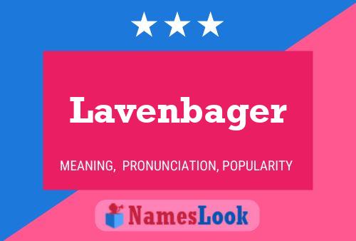 ملصق اسم Lavenbager