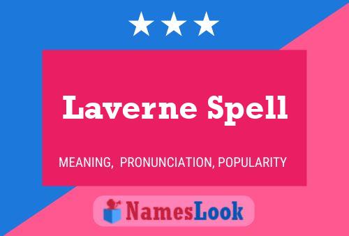 ملصق اسم Laverne Spell