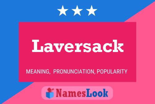 ملصق اسم Laversack