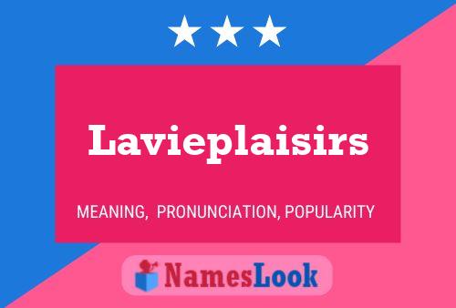 ملصق اسم Lavieplaisirs