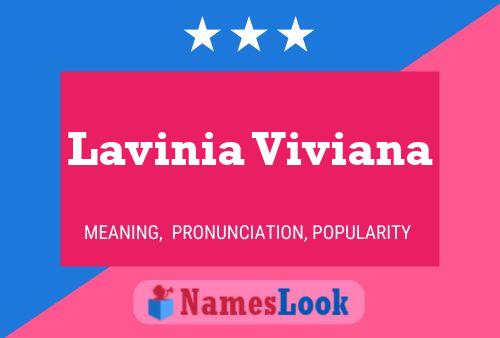 ملصق اسم Lavinia Viviana