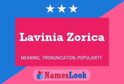 ملصق اسم Lavinia Zorica