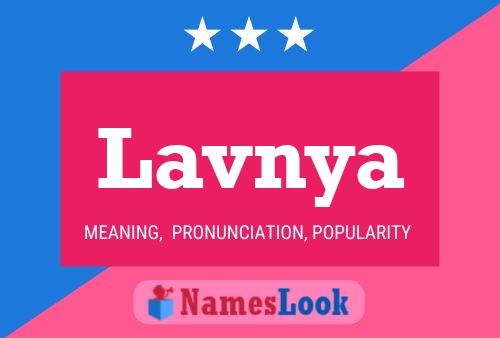 ملصق اسم Lavnya