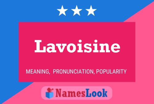 ملصق اسم Lavoisine