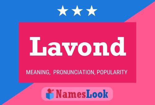 ملصق اسم Lavond