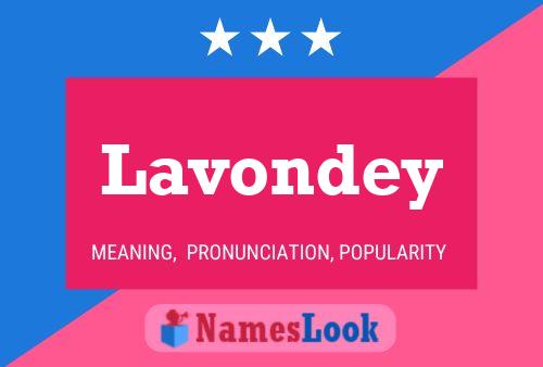 ملصق اسم Lavondey