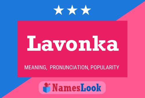 ملصق اسم Lavonka