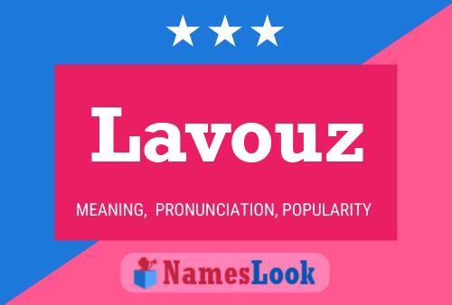 ملصق اسم Lavouz