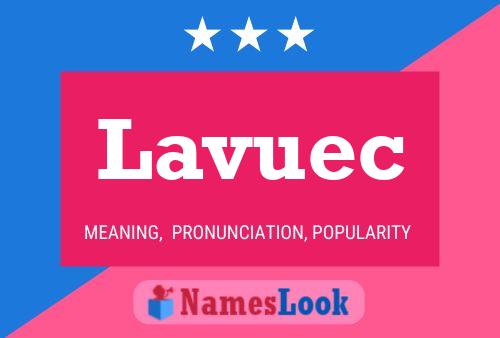 ملصق اسم Lavuec