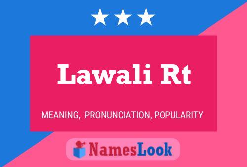 ملصق اسم Lawali Rt