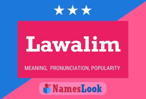 ملصق اسم Lawalim