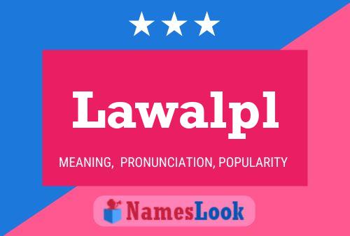 ملصق اسم Lawalpl