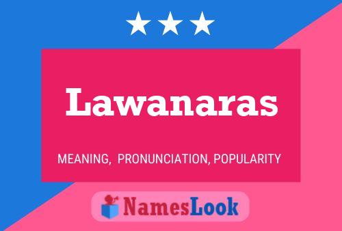 ملصق اسم Lawanaras