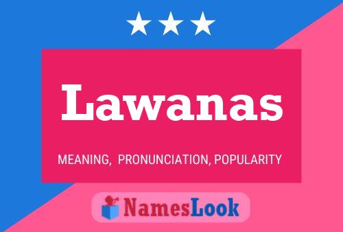 ملصق اسم Lawanas