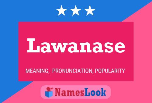 ملصق اسم Lawanase