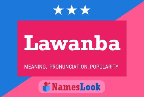 ملصق اسم Lawanba