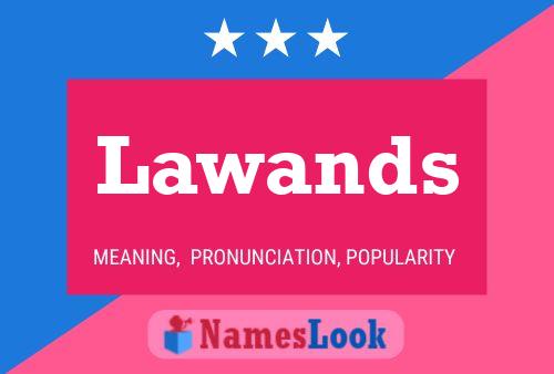 ملصق اسم Lawands