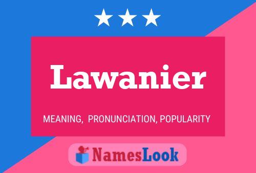 ملصق اسم Lawanier