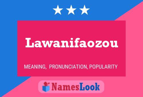 ملصق اسم Lawanifaozou