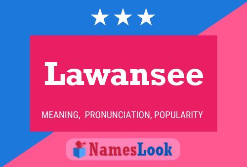 ملصق اسم Lawansee