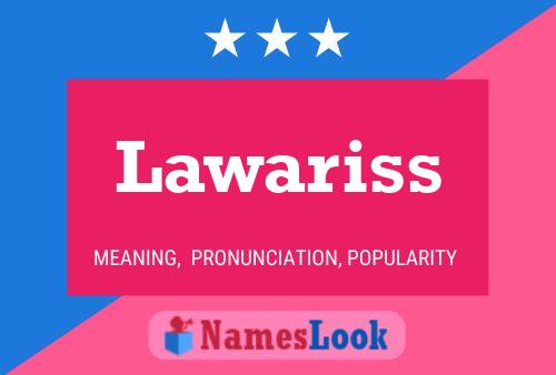 ملصق اسم Lawariss